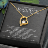 To My Beautiful Daughter | Forever Love Necklace