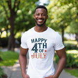 HAPPY 4TH OF JULY T-Shirt | Patriotic Unisex Tee – Celebrate in Style!