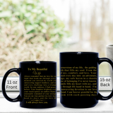 To My Beautiful Wife | Eternal Love | 11 & 15 oz Mugs