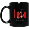 EPHESIANS 3:19 - 11 oz and 15 oz Black Mug