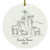 Personalized Christmas Family Ornament
