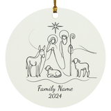 Personalized Christmas Family Ornament