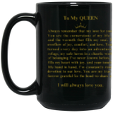 To My Queen | Eternal Love  15OZ Mug