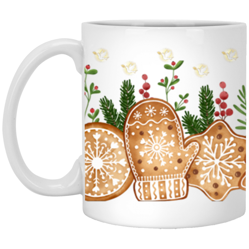 CHRISTMAS GINGERBREAD BORDER | 11OZ & 15OZ