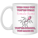 Personalized | Pink Sperm | Mugs