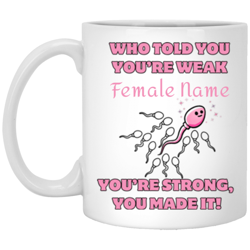 Personalized | Pink Sperm | Mugs
