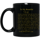 To My Queen  Eternal Love 11 oz Mug To My Beautiful Wife | 11 & 15 oz Mugs