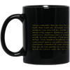 To My Queen  Eternal Love  11 (205 x 93 mm) BM11OZ 11oz Black Mug