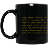 To My Queen  Eternal Love  15 oz Mug (206 x 103 mm) To My Queen |15oz Black Mug