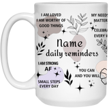 Personalize Daily Affirmation Mug