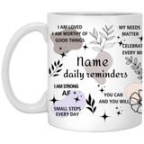 Personalize Daily Affirmation Mug