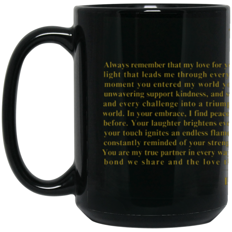 To My Beautiful Wife | Eternal Love | 11 & 15 oz Mugs