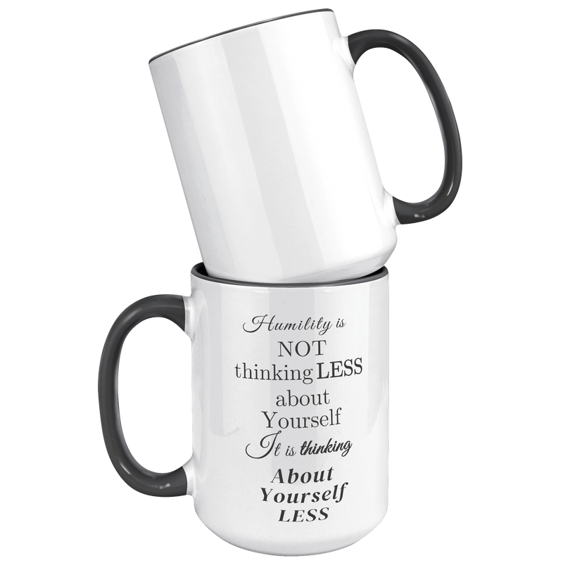 Humility | 11oz & 15oz Black Accent Mug