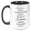 Humility | 11oz & 15oz Black Accent Mug