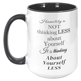 Humility | 11oz & 15oz Black Accent Mug