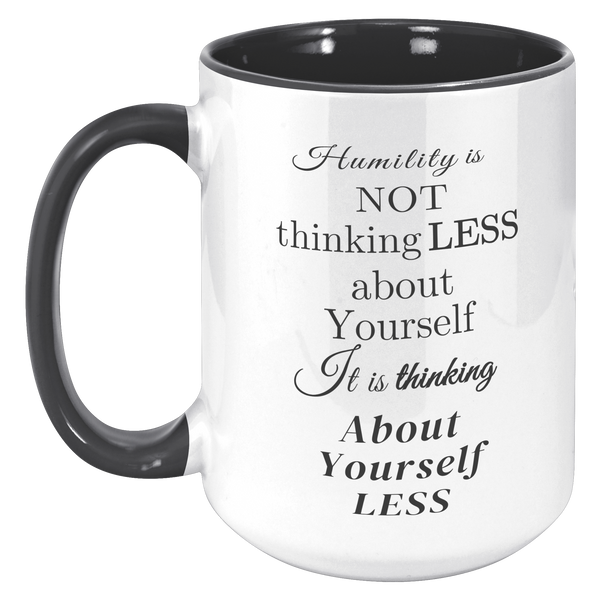 Humility | 11oz & 15oz Black Accent Mug
