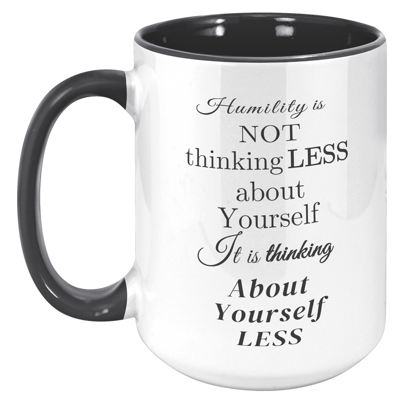 Humility | 11oz & 15oz Black Accent Mug