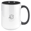 Love Is Like A Fart | Black and White Accent Mugs | 11 & 15 oz