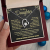 To My Daughter | Love Knot Necklace