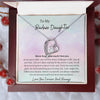 To My Daughter Forever Love Necklace