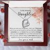 To My Daughter Forever Love Necklace