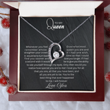 To My Queen | Forever Love Necklace|B