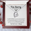 I'm Sorry For Hurting You | I Love You Forever Necklace