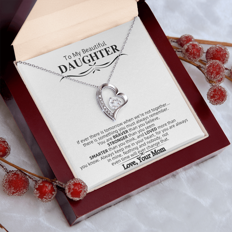 To My Beautiful Daughter | Forever Love Necklace