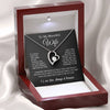 To My Beautiful Wife | Forever Love Necklace