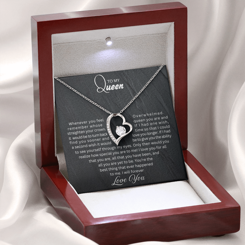 To My Queen | Forever Love Necklace|B