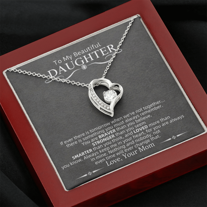 To My Beautiful Daughter | Forever Love Necklace
