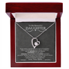 To My Beautiful Daughter | Forever Love Necklace