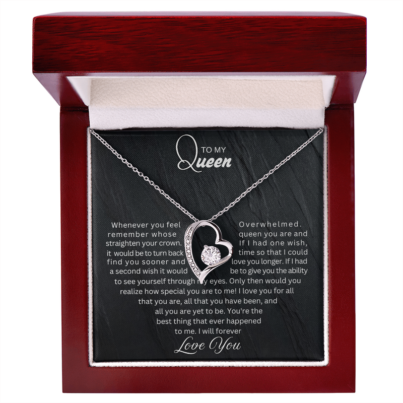 To My Queen | Forever Love Necklace|B