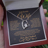 To My Beautiful Wife | Forever Love Necklace