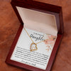 To My Daughter Forever Love Necklace