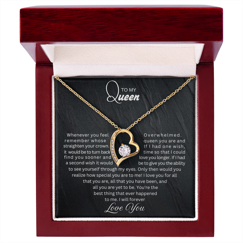To My Queen | Forever Love Necklace|B
