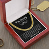 Apology Gift For Him- I'm Sorry Cuban Link Chain