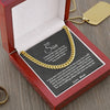 To My Son | Cuban Chain Necklace*