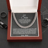 To My Son | Cuban Chain Necklace