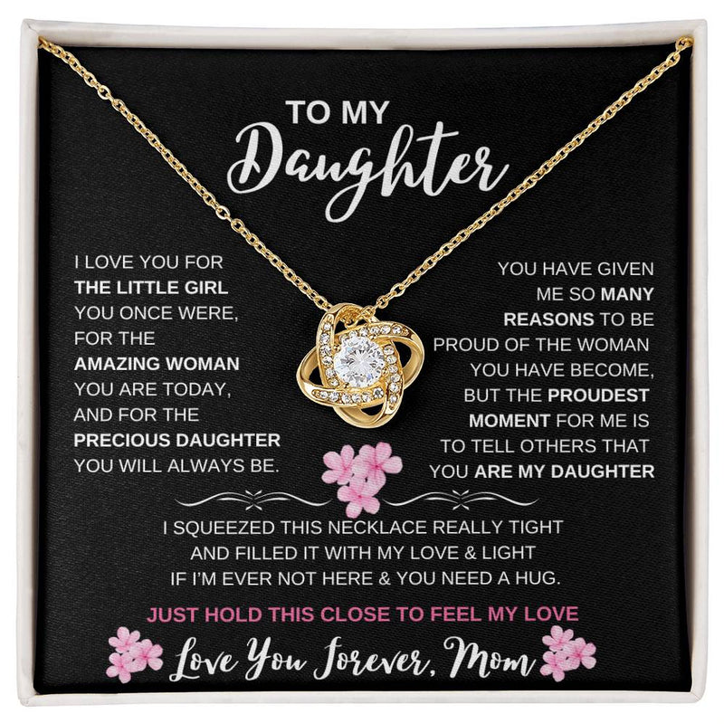 To My Daughter | From Mom | Forever Love Necklace