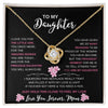 To My Daughter | From Mom | Love Knot Necklace