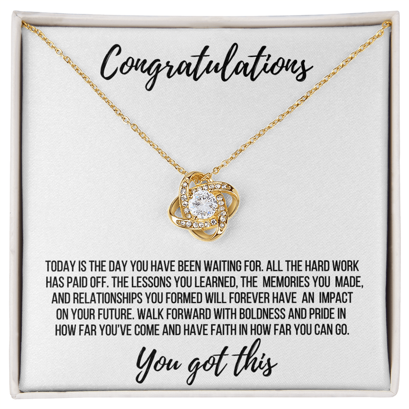 Graduation Gift - Love Knot Necklace