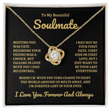 Soulmate - Time Ceases To Exist - Love Knot Necklace