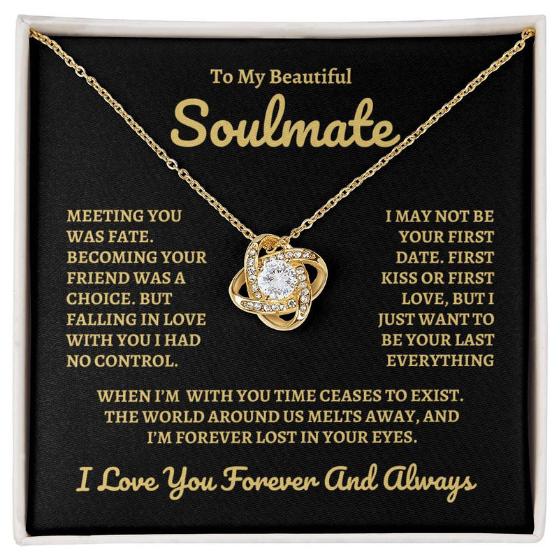 Soulmate - Time Ceases To Exist - Love Knot Necklace