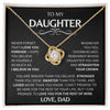 To My Daughter | Love Knot Necklace