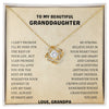 Grandaughter Love Knot Necklace