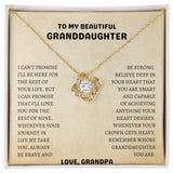 Grandaughter Love Knot Necklace