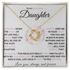 To My Daughter | Love Knot Necklace