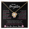 To My Daughter | From Mom | Love Knot Necklace
