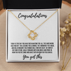 Graduation Gift - Love Knot Necklace